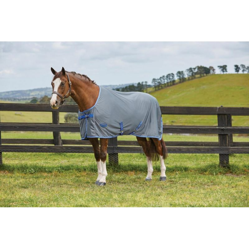 Weatherbeeta Ezi-Dri Standard Neck Cooler Rug - Grey/Blue