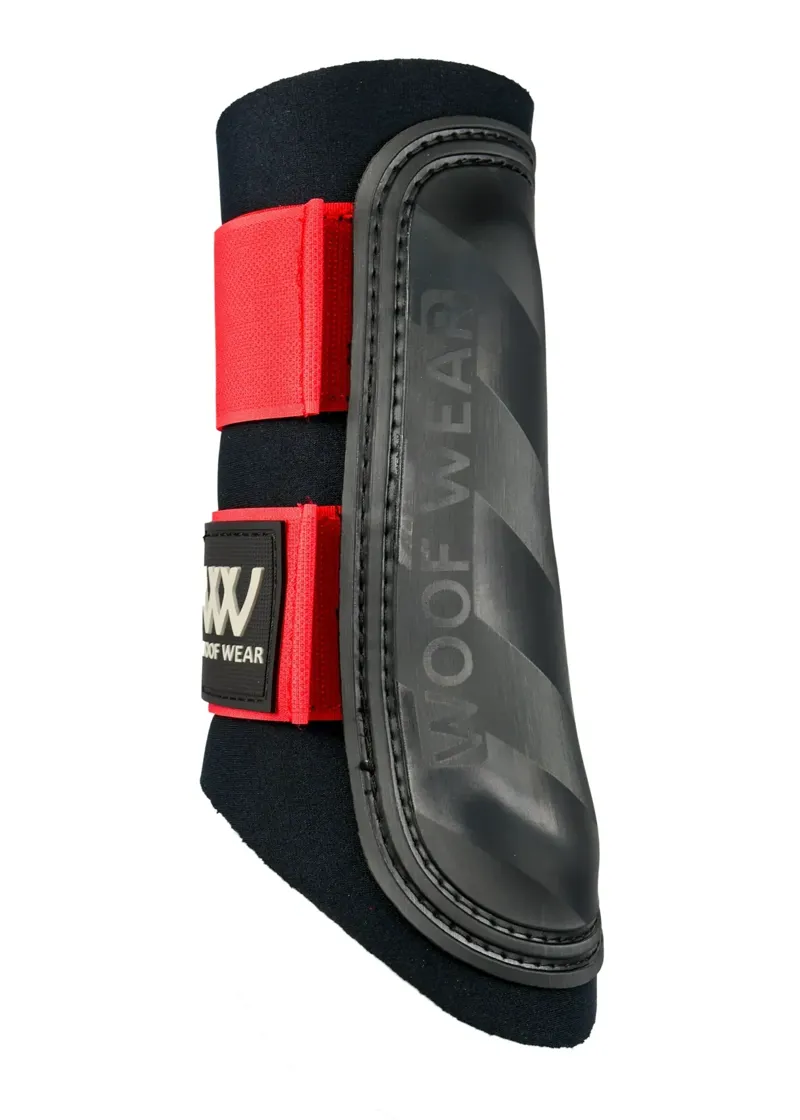 Woof Wear Club Brushing Boot - L - Red-1