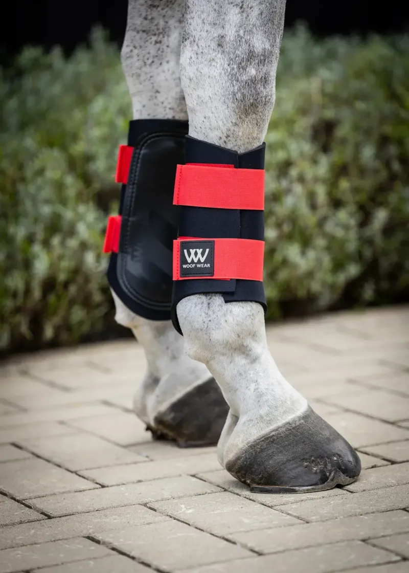 Woof Wear Club Brushing Boot - L - Red-2
